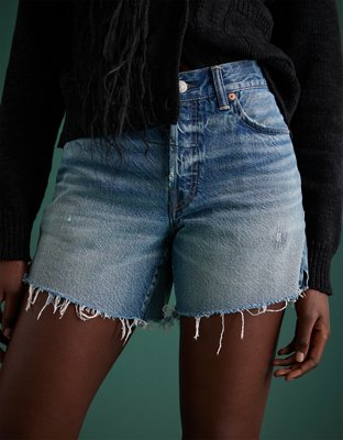 AE77 Premium Classic Long Denim Short