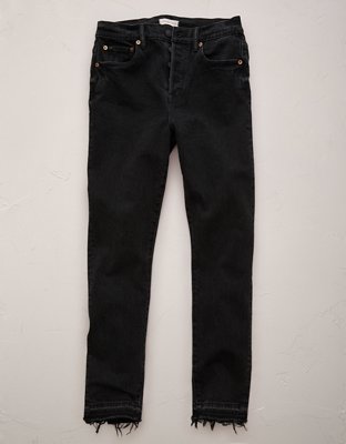 AE77 Premium Straight Crop Jean