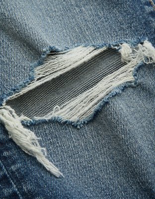 AE77 Crop Jean Straight de Primera Calidad