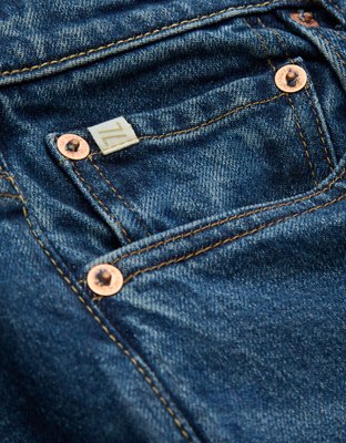 AE77 Premium Straight Crop Jean