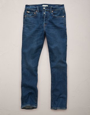 AE77 Premium Straight Crop Jean