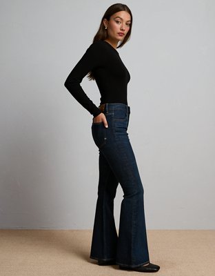 AE77 Premium High-Waisted Flare Jean