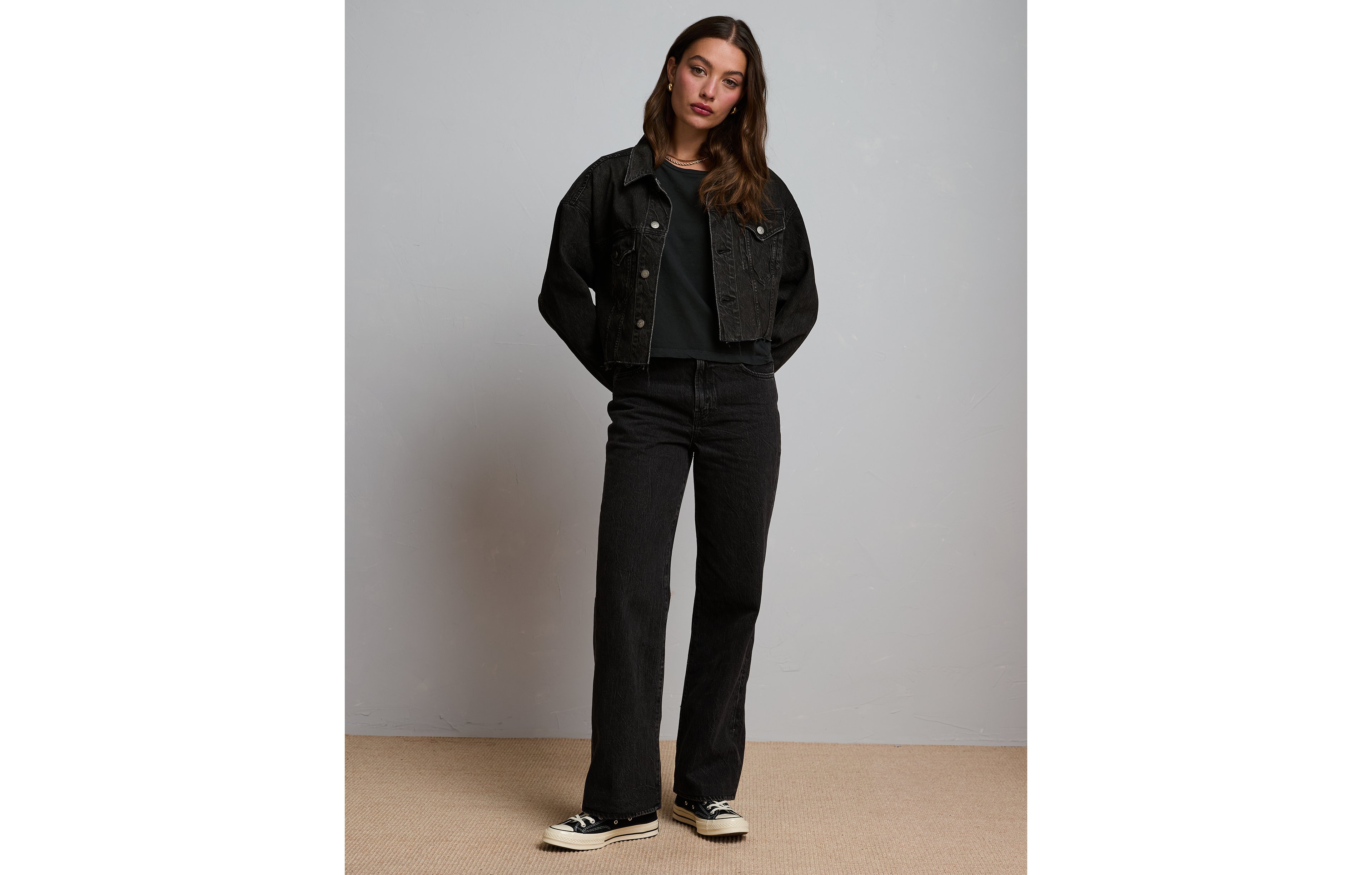 AE77 Premium Stovepipe Jean
