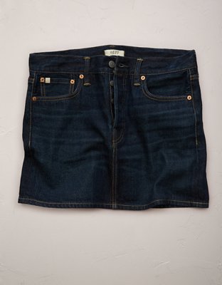 AE77 Premium Denim Mini Skirt