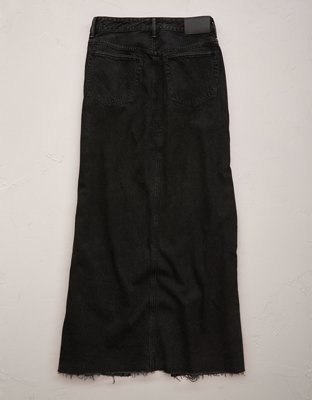 AE77 Premium Denim Maxi Skirt