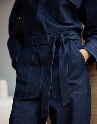 AE77 Premium Denim Jumpsuit