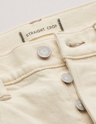 AE77 Premium Straight Crop Jean