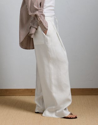AE77 Premium Pull-On Linen Pant