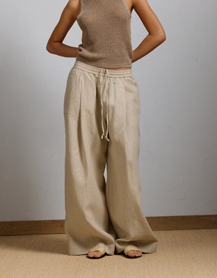 AE77 Premium Pull-On Linen Pant