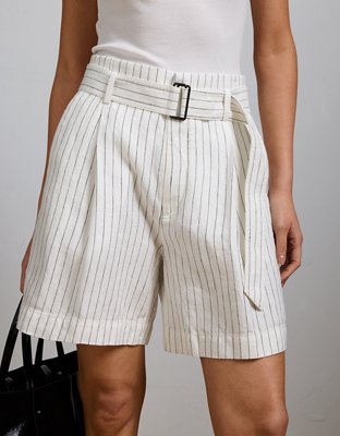 AE77 Premium Linen Trouser Short