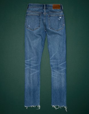 AE77 Premium Straight Crop Jean