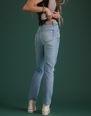 AE77 Premium Straight Crop Jean