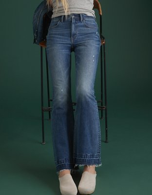 AE77 Premium High-Waisted Flare Jean