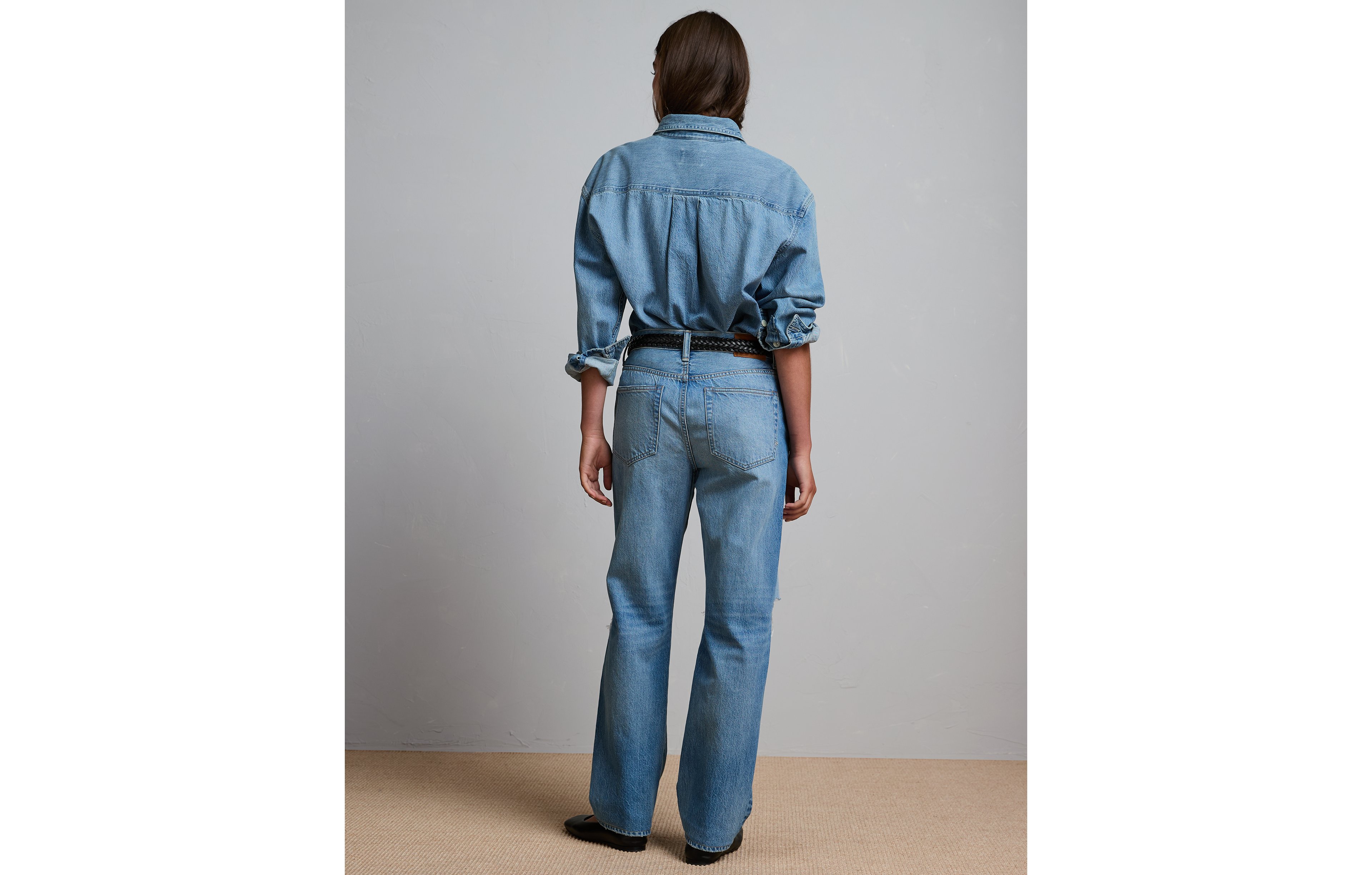 AE77 Premium Slouch Jean