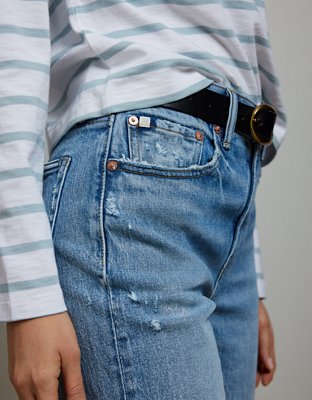 AE77 Premium Bootcut Crop Jean