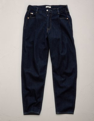 AE77 Premium Pleated Barrel Jean