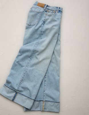 AE77 Premium Super Wide Cuffed Jean