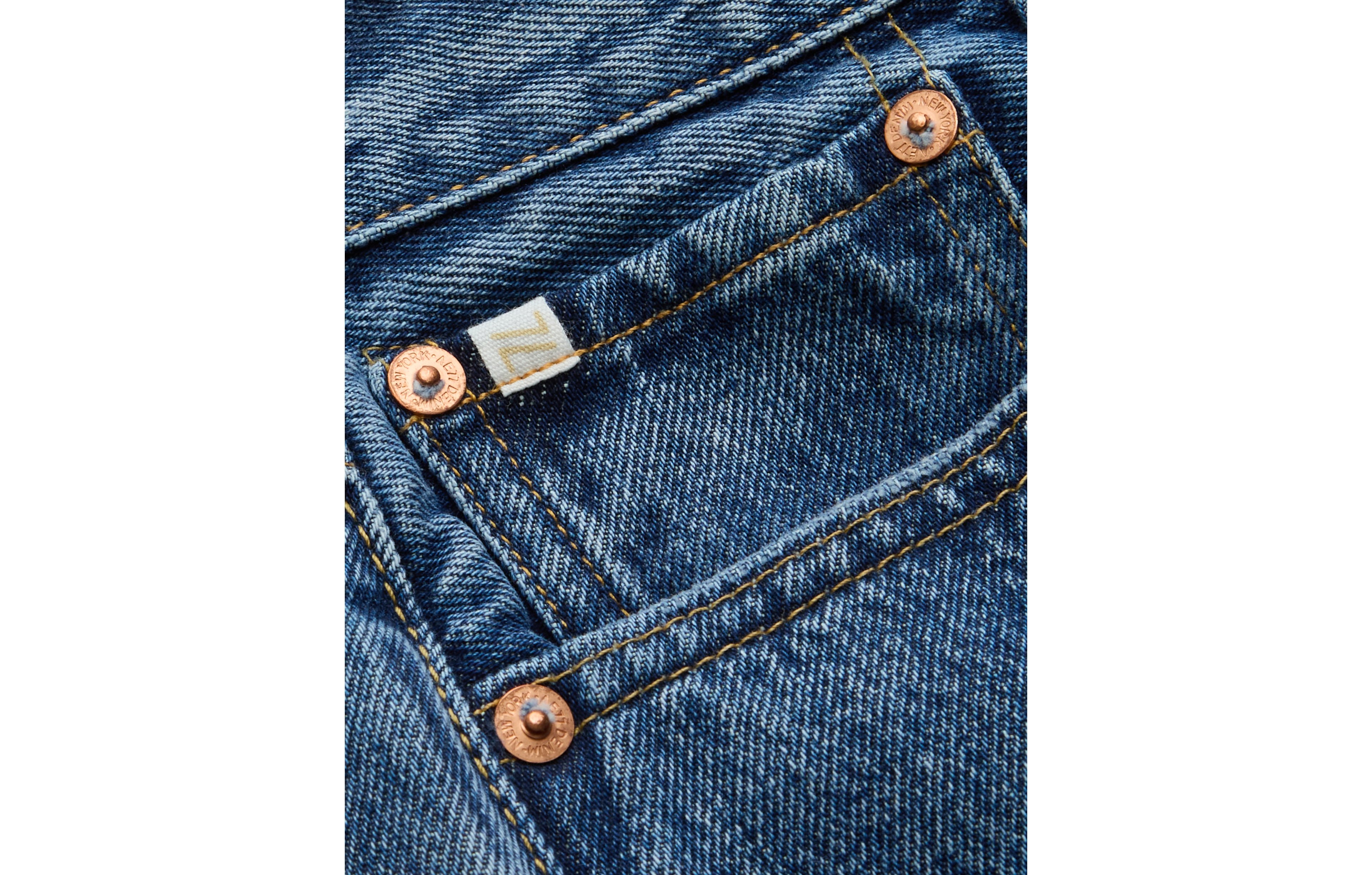 AE77 Premium Classic Long Denim Short