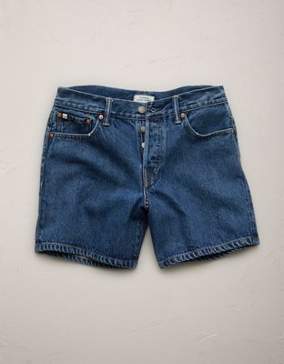 AE77 Premium Classic Long Denim Short