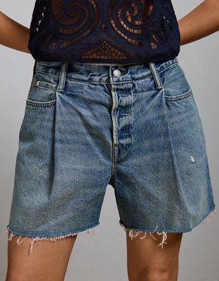 AE77 Premium Baggy Denim Short