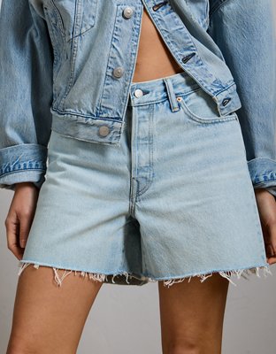 AE77 Premium Baggy Denim Short