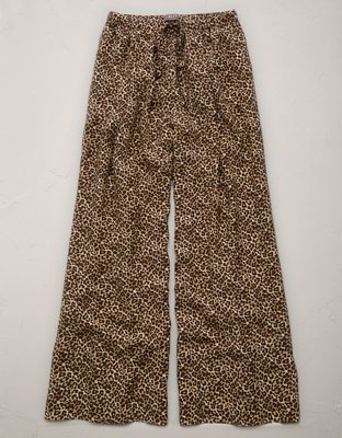 AE77 Premium Silk Leopard Pant