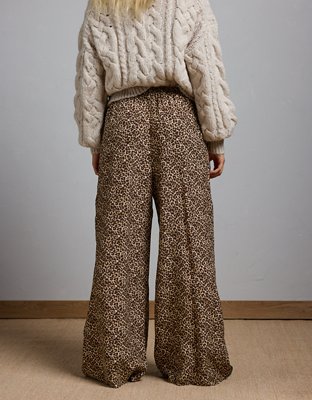 AE77 Premium Silk Leopard Pant