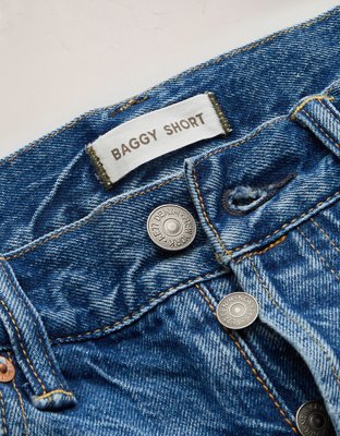 AE77 Premium Baggy Denim Short