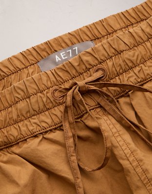 Short à ceinture élastique en popeline haut de gamme AE77