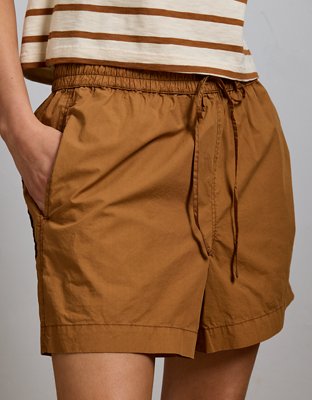 AE77 Premium Pull-On Poplin Short