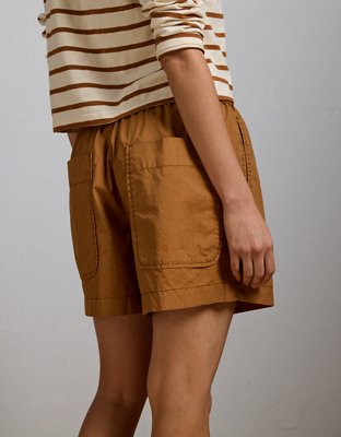 AE77 Premium Pull-On Poplin Short