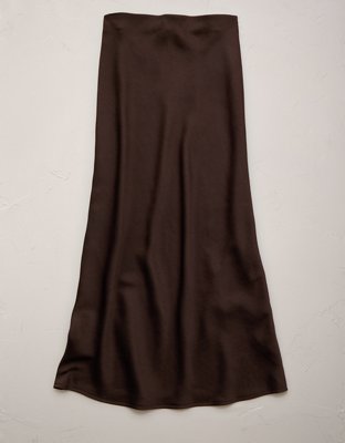AE77 Premium Satin Slip Skirt