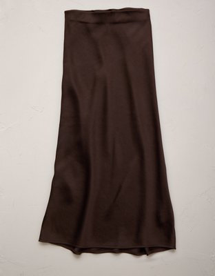 AE77 Premium Satin Slip Skirt