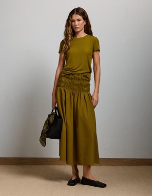 AE77 Premium Poplin Skirt