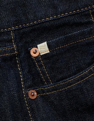 AE77 Premium Wide Crop Cuff Jean