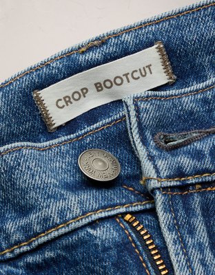AE77 Premium Bootcut Crop Jean