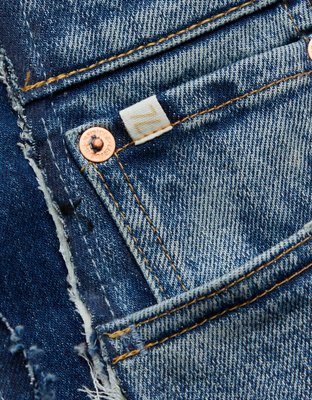 Jean court à jambe semi-évasée haut de gamme AE77