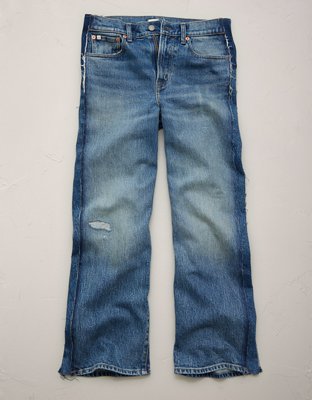 AE77 Premium Bootcut Crop Jean