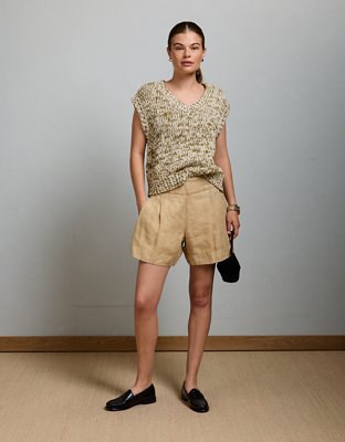 AE77 Premium Linen Short