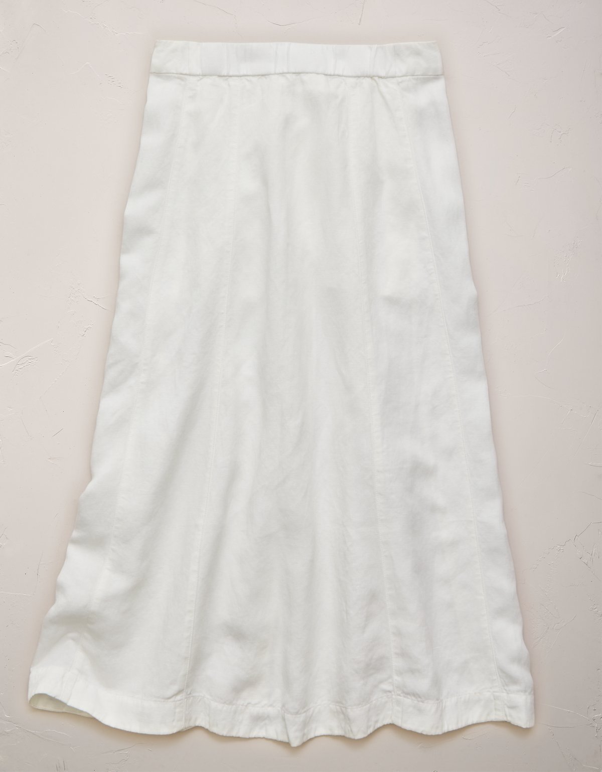 AE77 Linen-Blend Maxi Skirt - image 4