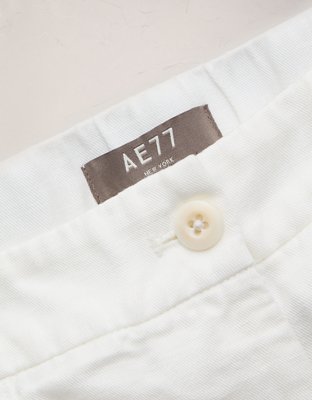 AE77 Linen-Blend Maxi Skirt