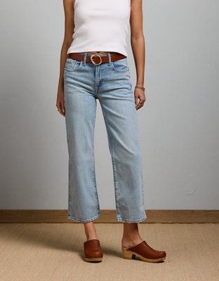 AE77 Premium Bootcut Crop Jean