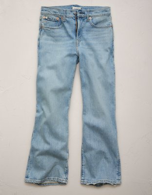 AE77 Premium Bootcut Crop Jean