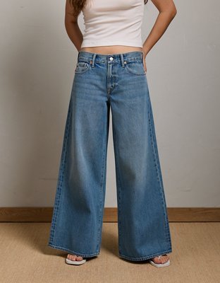AE77 Premium Super Wide Jean from American Eagle - $138