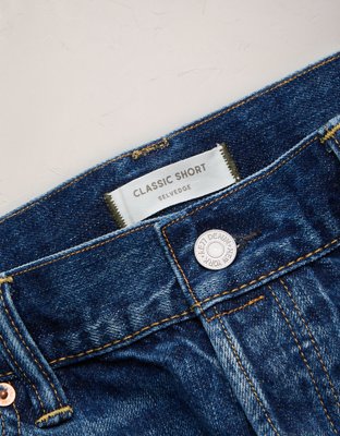 AE77 Premium Classic 4.25" Denim Short