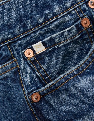 AE77 Premium Classic 4.25" Denim Short