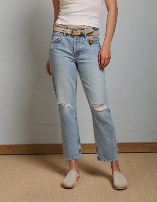 AE77 Premium Straight Ankle Jean