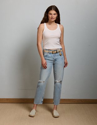 AE77 Premium Straight Ankle Jean