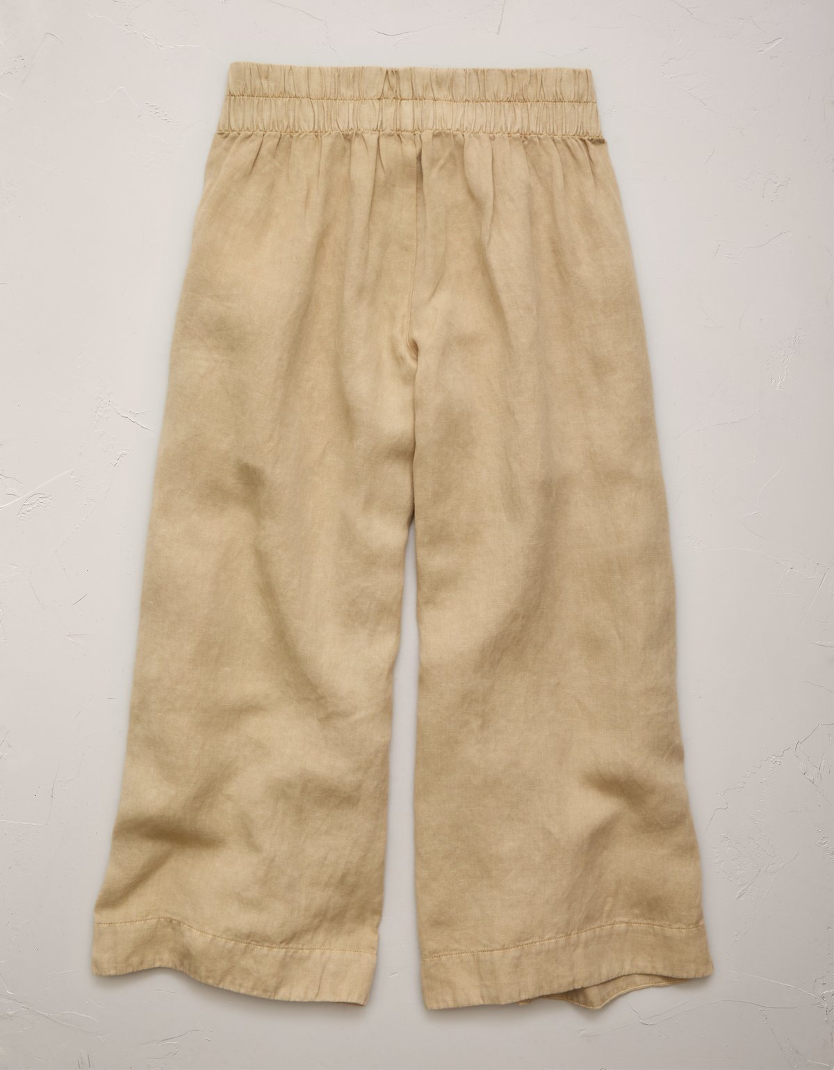 AE77 High-Waisted Linen Pleated Ankle Pant - image 4