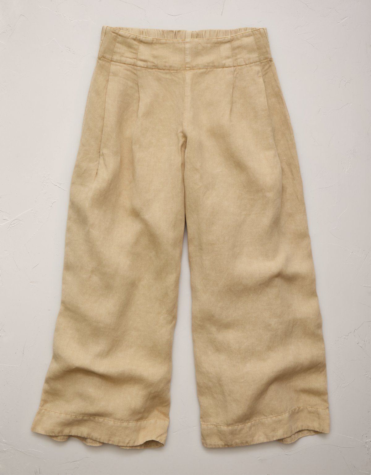AE77 High-Waisted Linen Pleated Ankle Pant - image 3